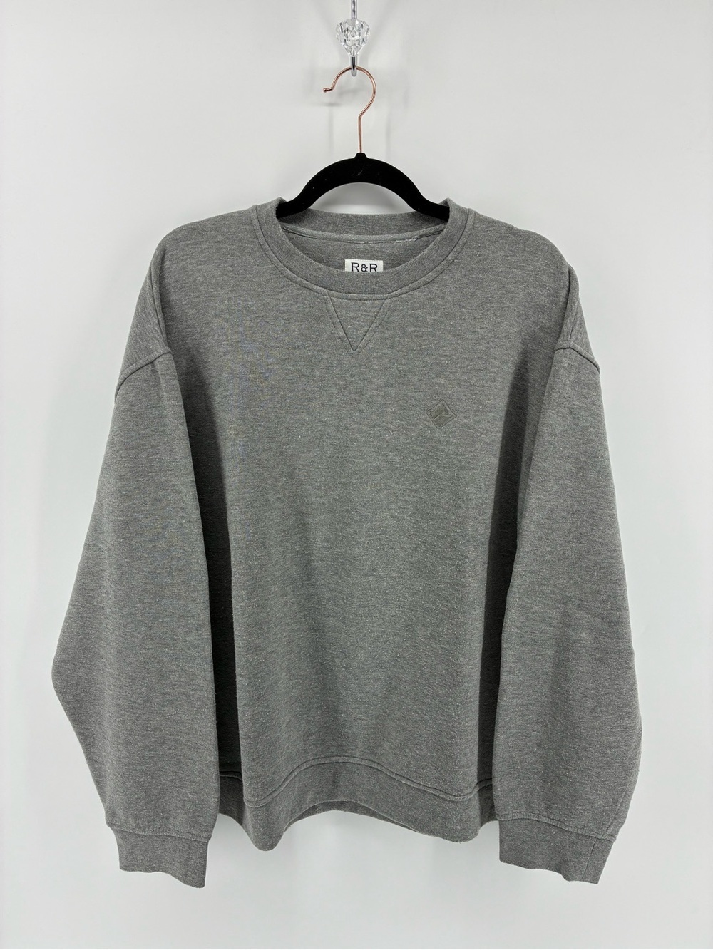 Vintage R&R Sport Classic Crewneck Sweatshirt - Gray